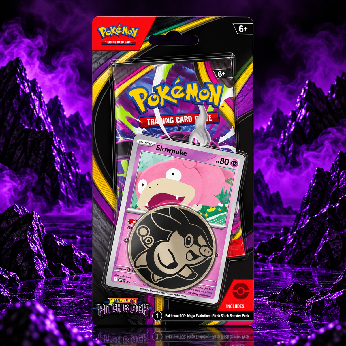 Pokémon TCG: Mega Evolution—Pitch Black Slowpoke Blister