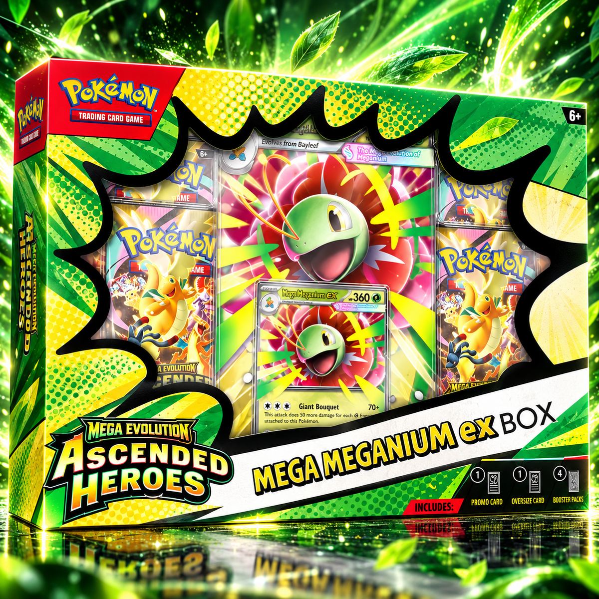 Pokémon TCG: Mega Evolution—Ascended Heroes Mega Meganium ex Box