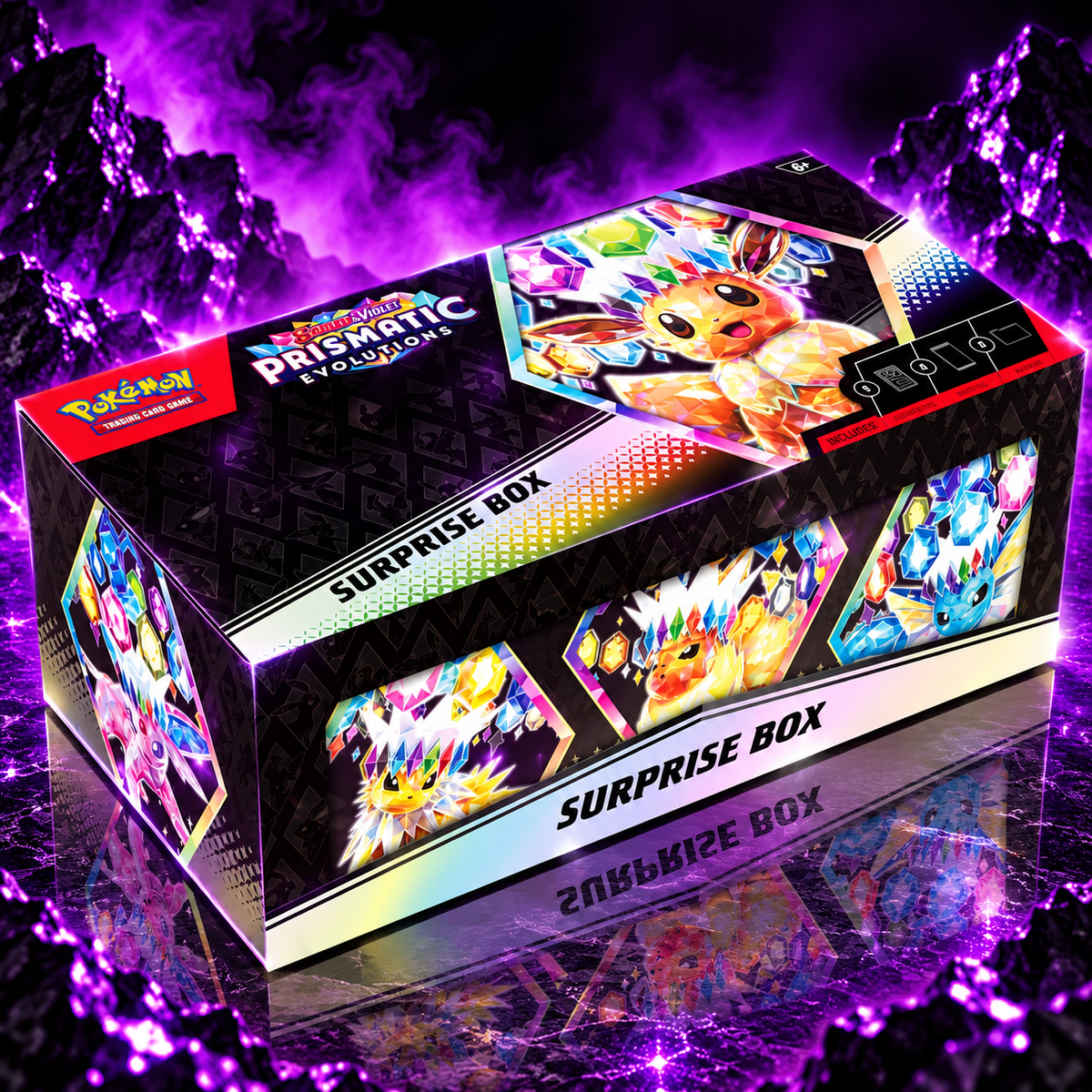 Pokémon JCC : Écarlate et Violet—Boîte Surprise Évolutions Prismatiques