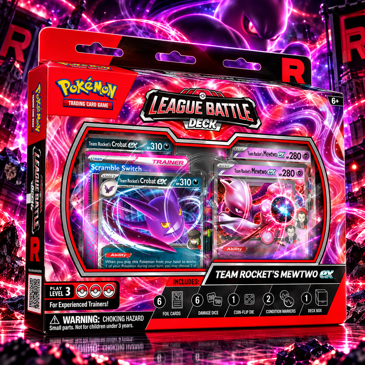 Pokémon TCG: Team Rocket’s Mewtwo ex League Battle Deck
