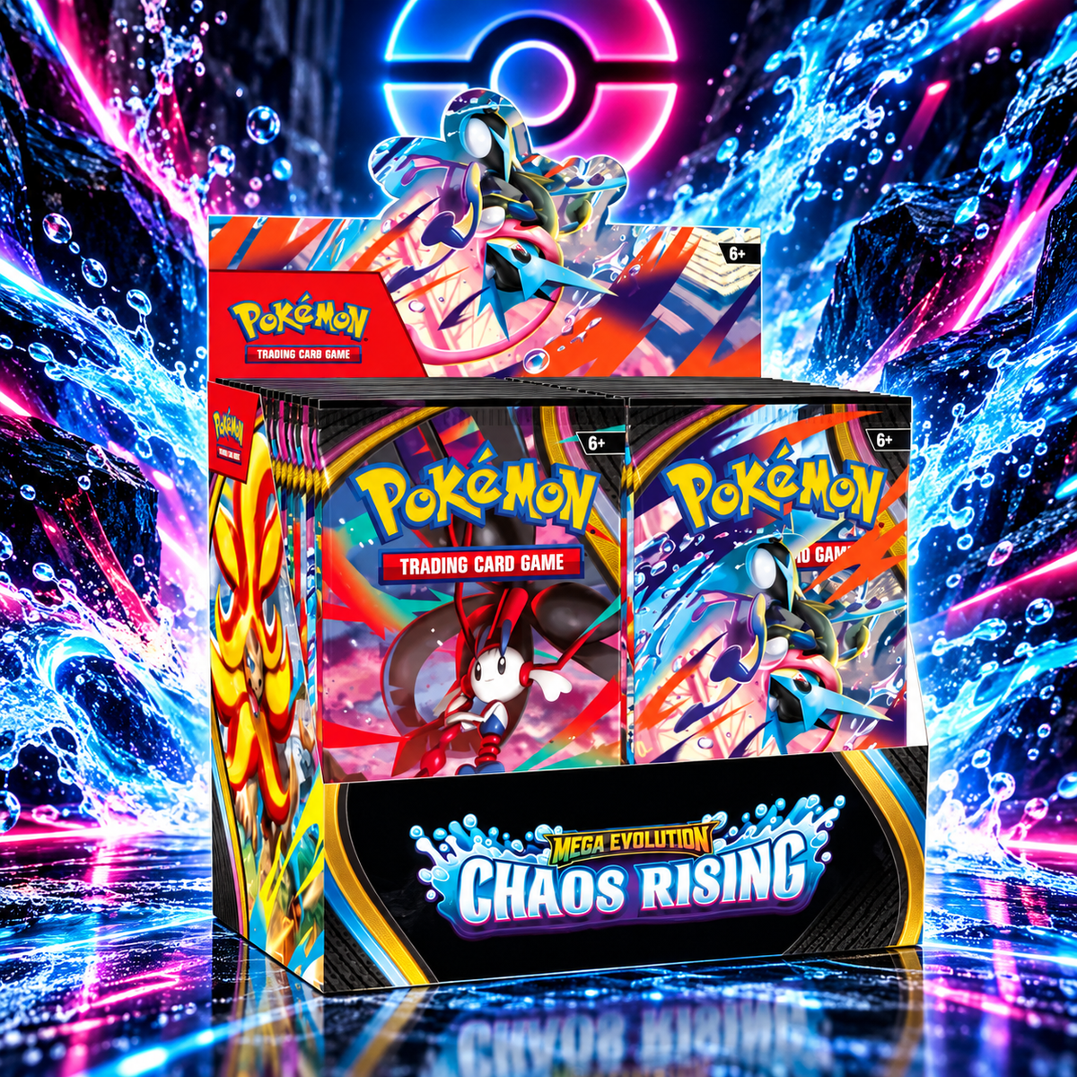 Pokémon TCG: Mega Evolution—Chaos Rising Booster Box