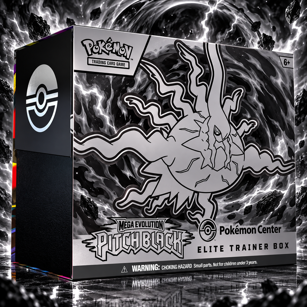 Jeu de cartes à collectionner Pokémon : Méga-Évolution – Coffret Dresseur d'élite du Centre Pokémon Pitch Black