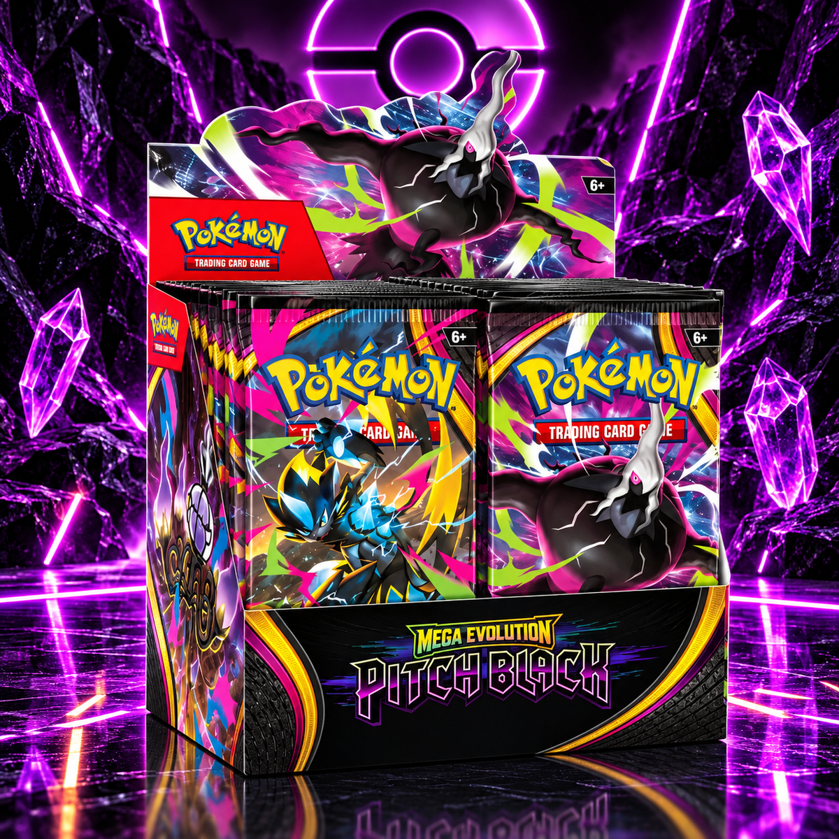 Pokémon TCG: Mega Evolution—Pitch Black Booster Box