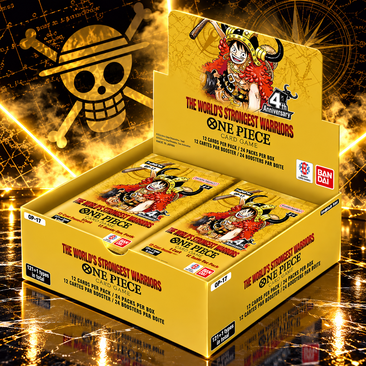 One Piece Card Game OP-17 — Booster Case « The World's Strongest Warriors » (12 boîtes)