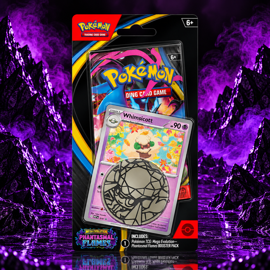 Jeu de cartes à collectionner Pokémon : Méga-Évolution — Blister de protection Flammes Fantômes Farfaduvet