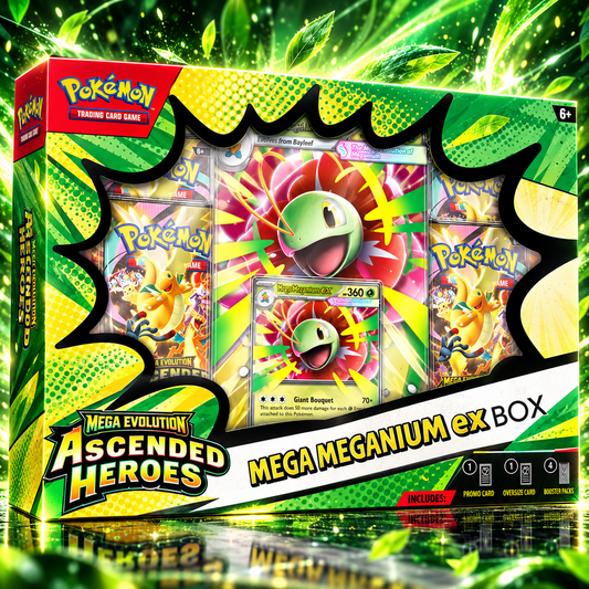 Pokémon TCG: Mega Evolution—Ascended Heroes Mega Meganium ex Box
