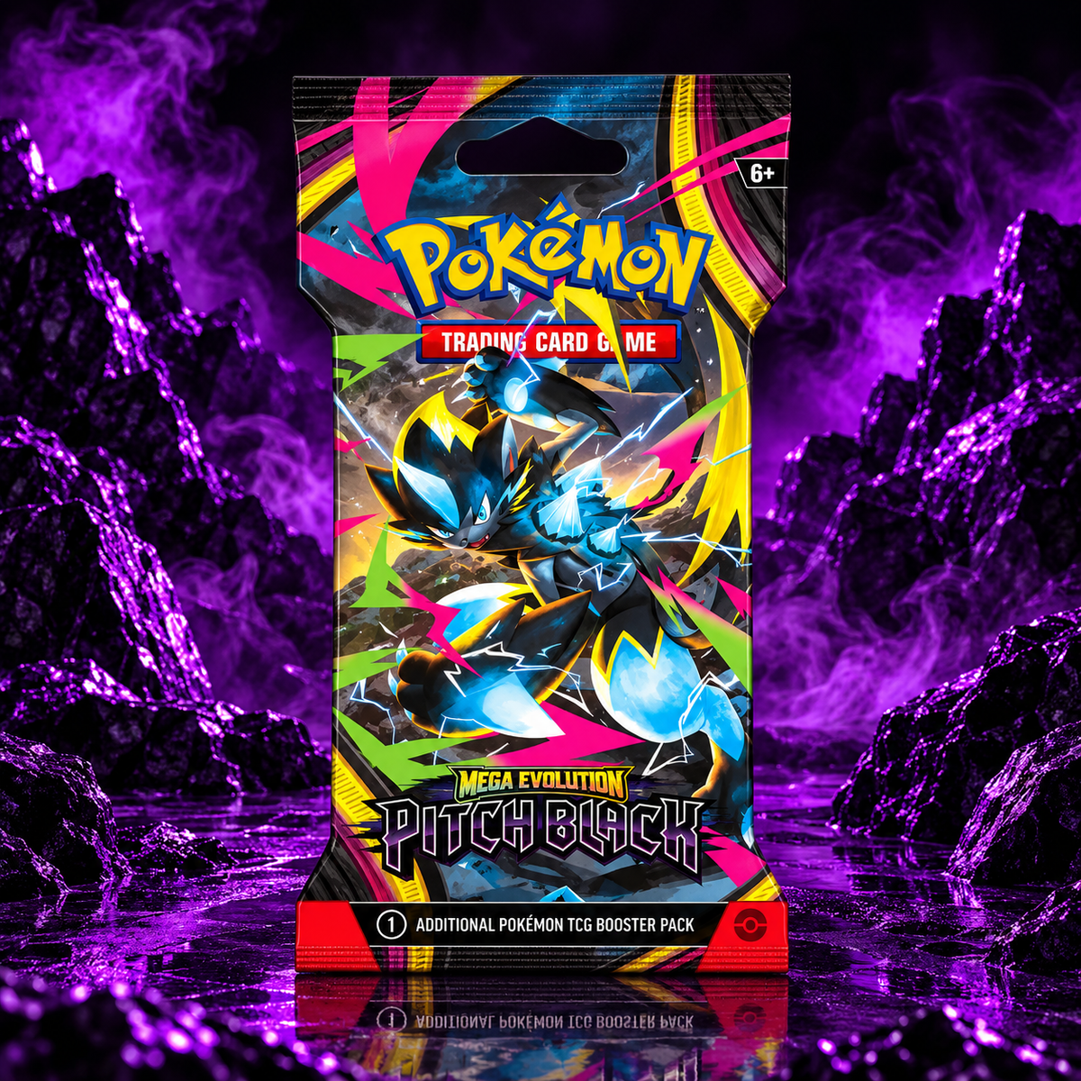 JCC Pokémon : Méga-Évolution — Booster sous pochette Noir Absolu