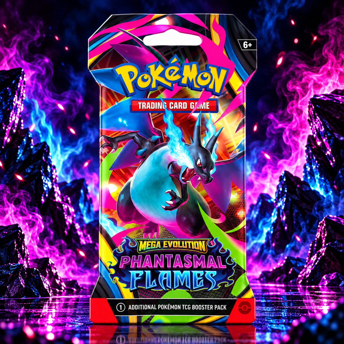 JCC Pokémon : Méga-Évolution — Booster sous pochette Flammes Fantomatiques