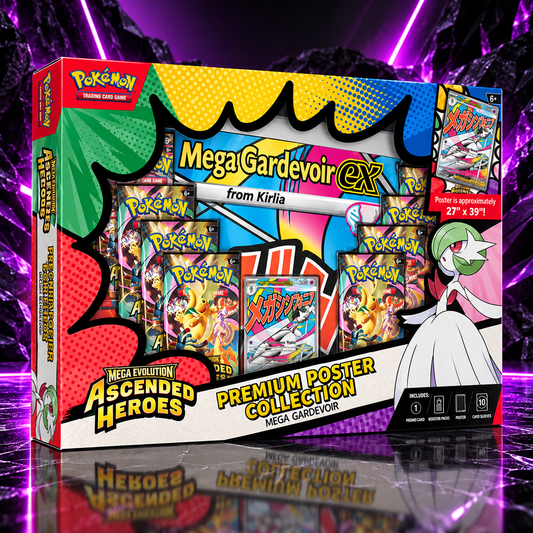 Pokémon TCG: Mega Evolution—Ascended Heroes Mega Gardevoir Premium Poster Collection