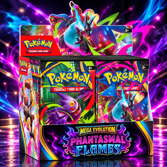 Pokémon TCG: Mega Evolution—Phantasmal Flames Booster Box