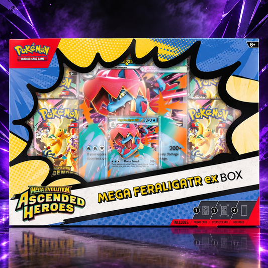 Pokémon TCG: Mega Evolution—Ascended Heroes Mega Feraligatr ex Box