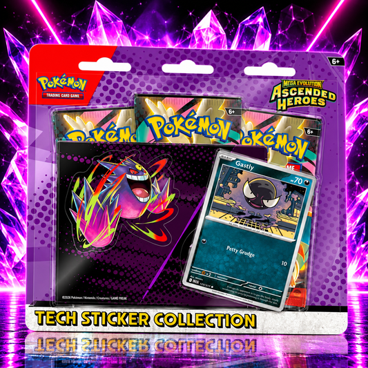 Pokémon TCG: Mega Evolution — Ascended Heroes Tech Sticker Collection (Gastly & Mega Gengar)