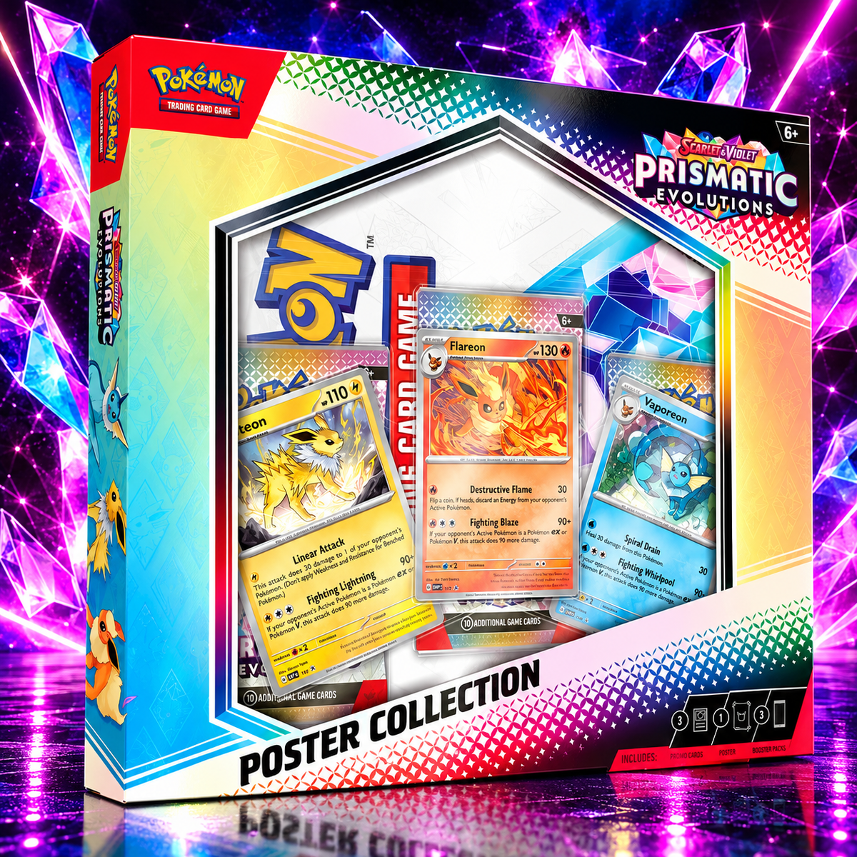 Pokémon TCG: Scarlet & Violet — Prismatic Evolutions Poster Collection